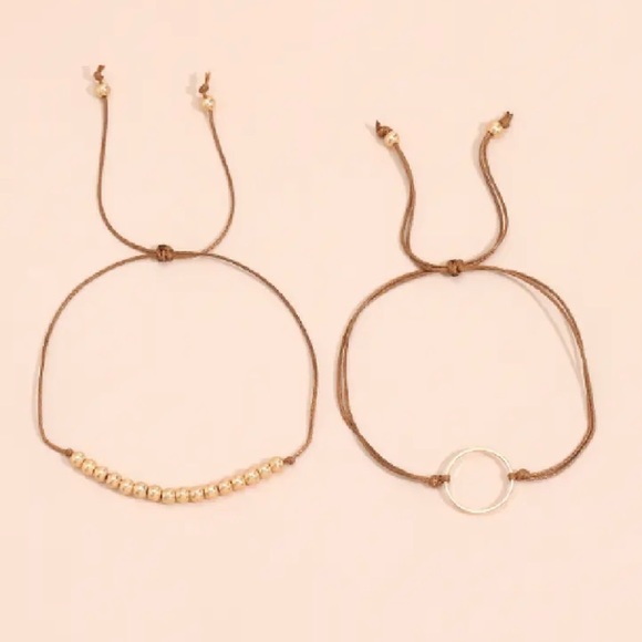 Two Piece Dainty Boho Bracelet Set NEW - Picture 3 of 3
